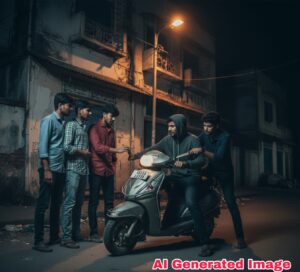 पोलिस भरतीची तयारी करणाऱ्या चार तरुणांना चाकूचा धाक दाखवून लूट, मोबाइल व रोख रक्कम हिसकावली