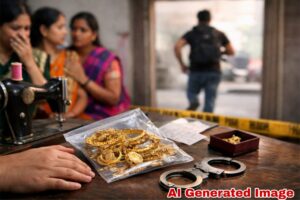 महिलांना शिवणकामाच्या नावाखाली गंडा: शिलाई मशीनचे आमिष दाखवून सोन्याची मोठी फसवणूक