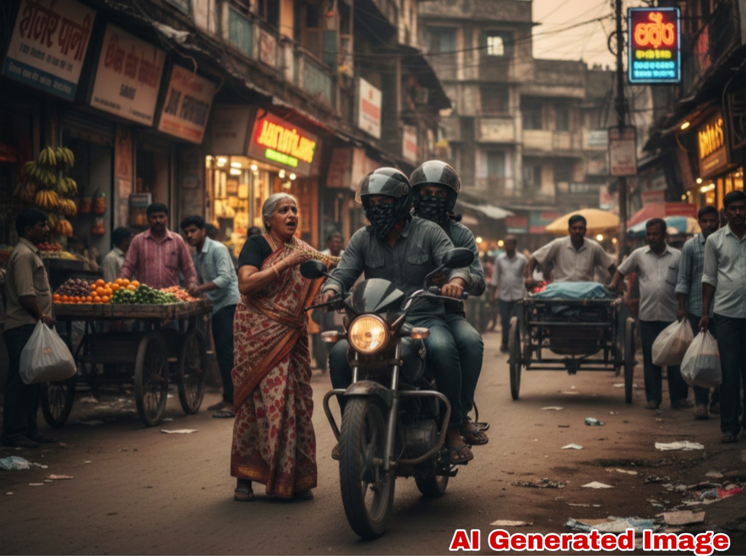 सोन्याचे भाव वाढत असतानाच शहरात लुटमारीचे सत्र सुरू; अवघ्या तासाभरात तीन महिलांच्या सोनसाखळ्या हिसकावल्या