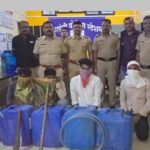 समृद्धी महामार्गावर मध्यरात्री थरार! डिझेल चोरण्यासाठी कोयता,रॉडसह टोळीचा हल्ला; ४ अटकेत