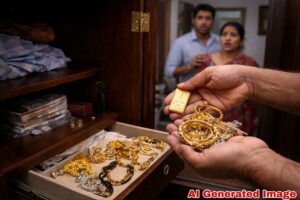 लग्नाच्या गडबडीत नातेवाईक दाम्पत्याकडून २० लाखांचे सोने-चांदी लंपास