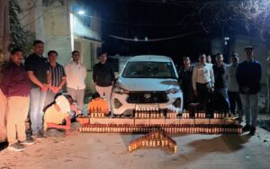 बनावट विदेशी दारूविरुद्ध राज्य उत्पादन शुल्क विभागाची मोठी कारवाई; हर्सूल परिसरातून पाच आरोपी जेरबंद, 10.42 लाखांचा मुद्देमाल जप्त