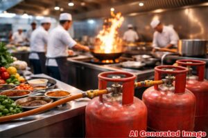 व्यावसायिक एलपीजी पुरवठ्यात २०% वाढ; हॉटेल, ढाबे व उद्योगांना मोठा दिलासा