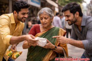 साड्या वाटपाच्या आमिषाने ६५ वर्षीय वृद्धेची फसवणूक; सोन्याचे दागिने लंपास