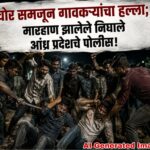 चोर समजून गावकऱ्यांचा हल्ला; मारहाण झालेले निघाले आंध्र प्रदेशचे पोलीस!