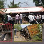 बाबरगाव फाट्याजवळ भीषण अपघात; कंटेनर-दुचाकी धडकेत तिघांचा मृत्यू