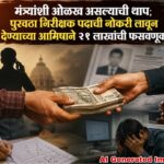 मंत्र्यांशी ओळख असल्याची थाप; पुरवठा निरीक्षक पदाची नोकरी लावून देण्याच्या आमिषाने २१ लाखांची फसवणूक