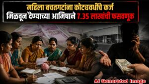 महिला बचतगटांना कोट्यवधींचे कर्ज मिळवून देण्याच्या आमिषाने ७.३५ लाखांची फसवणूक