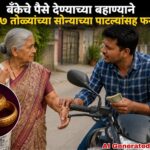 बँकेचे पैसे देण्याच्या बहाण्याने वृद्धेची ७ तोळ्यांच्या सोन्याच्या पाटल्यांसह फसवणूक
