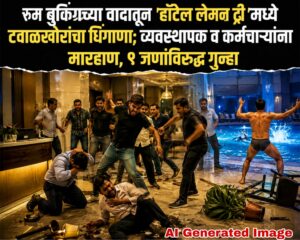 रूम बुकिंगच्या वादातून ‘हॉटेल लेमन ट्री’मध्ये टवाळखोरांचा धिंगाणा; व्यवस्थापक व कर्मचाऱ्यांना मारहाण, ९ जणांविरुद्ध गुन्हा