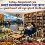 देशातील ६० विमानतळांना मागे टाकत छत्रपती संभाजीनगर विमानतळ देशात अव्वल; ३०० पुस्तकांची लायब्ररी आणि उत्कृष्ट सुविधांची ऐतिहासिक झेप