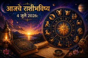 🔮 आजचे राशीभविष्य 4 जुलै 2026: मेष ते मीन सर्व 12 राशींसाठी कसा असेल शनिवार? जाणून घ्या नोकरी, व्यवसाय, आर्थिक स्थिती, प्रेमसंबंध आणि आरोग्याबाबतचे सविस्तर भविष्य