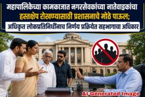 महापालिकेच्या कामकाजात नगरसेवकांच्या नातेवाइकांचा हस्तक्षेप रोखण्यासाठी प्रशासनाचे मोठे पाऊल; अधिकृत लोकप्रतिनिधींनाच निर्णय प्रक्रियेत सहभागाचा अधिकार