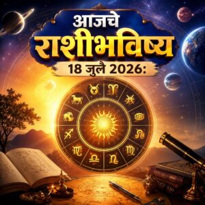 🌞 आजचे राशीभविष्य (१८ जुलै २०२६): आज कोणाच्या नशिबाला मिळणार यशाची साथ, तर कोणाला घ्यावी लागेल सावधगिरी? वाचा तुमच्या राशीचे संपूर्ण भविष्य!