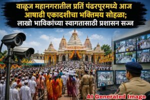 वाळूज महानगरातील प्रति पंढरपूरमध्ये आज आषाढी एकादशीचा भक्तिमय सोहळा; लाखो भाविकांच्या स्वागतासाठी प्रशासन सज्ज