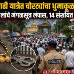 आषाढी यात्रेत चोरट्यांचा धुमाकूळ; ३० महिलांचे मंगळसूत्र लंपास, १४ संशयित ताब्यात