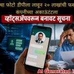 📢 मालकाचा फोटो डीपीला लावून २० लाखांची फसवणूक; कंपनीच्या अकाऊंटंटला व्हॉट्सअॅपवरून बनावट सूचना