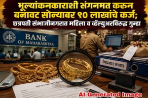 मूल्यांकनकाराशी संगनमत करून बनावट सोन्यावर १० लाखांचे कर्ज; छत्रपती संभाजीनगरात महिला व व्हॅल्युअरविरुद्ध गुन्हा