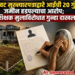 बनावट मुख्त्यारपत्राद्वारे आईची २० गुंठे जमीन हडपल्याचा आरोप; शिक्षक मुलाविरोधात गुन्हा दाखल