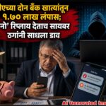 सीएच्या दोन बँक खात्यांतून १.७० लाख लंपास; ‘नो’ रिप्लाय देताच सायबर ठगांनी साधला डाव
