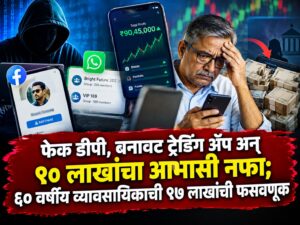 फेक डीपी, बनावट ट्रेडिंग अॅप अन् ९० लाखांचा आभासी नफा; ६० वर्षीय व्यावसायिकाची १७ लाखांची फसवणूक