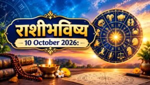 शनिवारचे राशीभविष्य १० ऑक्टोबर २०२६: