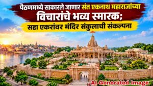 पैठणमध्ये साकारले जाणार संत एकनाथ महाराजांच्या विचारांचे भव्य स्मारक; सहा एकरांवर मंदिर संकुलाची संकल्पना