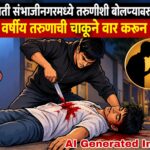 छत्रपती संभाजीनगरमध्ये तरुणीशी बोलण्यावरून वाद; १९ वर्षीय तरुणाची चाकूने वार करून हत्या