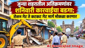 जुन्या शहरातील अतिक्रमणांवर शनिवारी कारवाईचा बडगा; रोशन गेट ते कटकट गेट मार्ग मोकळा करणार