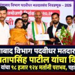 औरंगाबाद विभाग पदवीधर मतदारसंघात डॉ. प्रतापसिंह पाटील यांचा विजय; सतीश चव्हाण यांचा १८ हजार १२४ मतांनी पराभव, पहाटे निकाल जाहीर